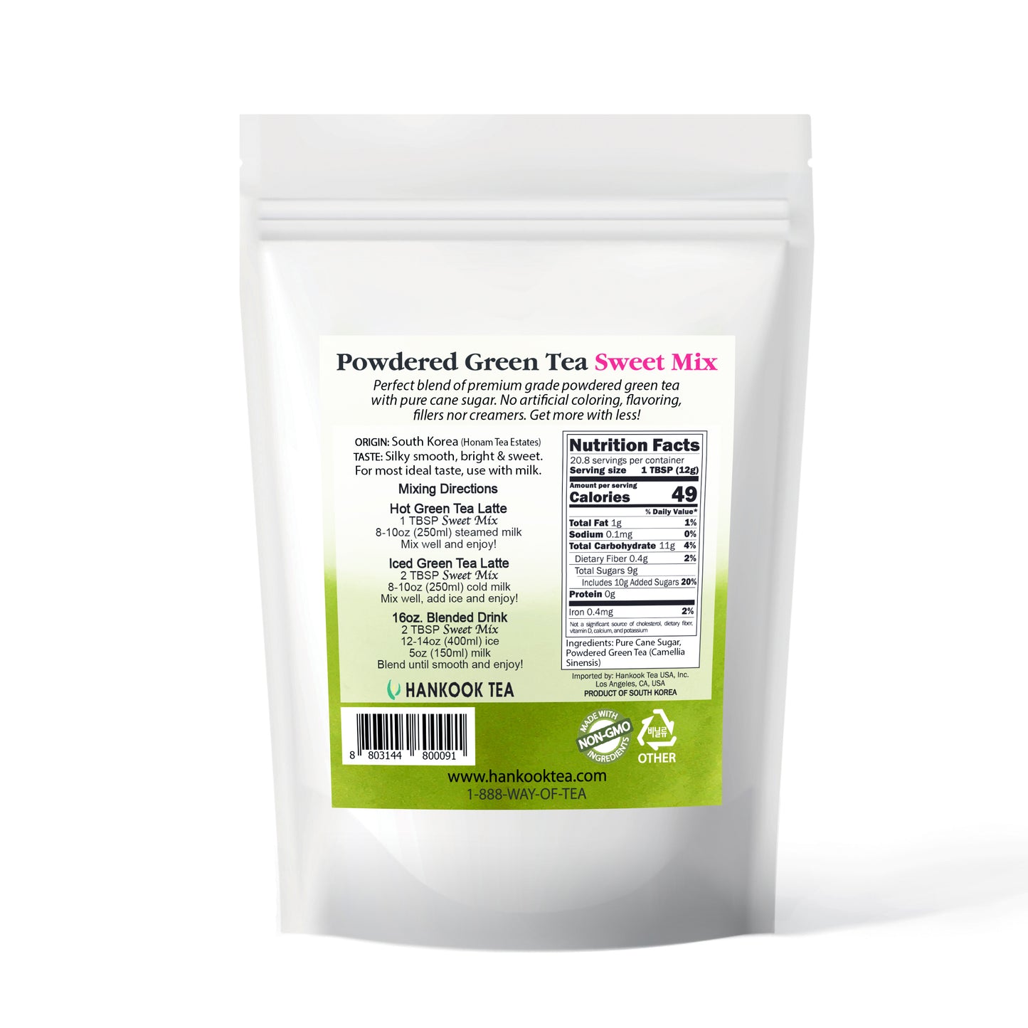 Powdered Green Tea - Sweet Mix