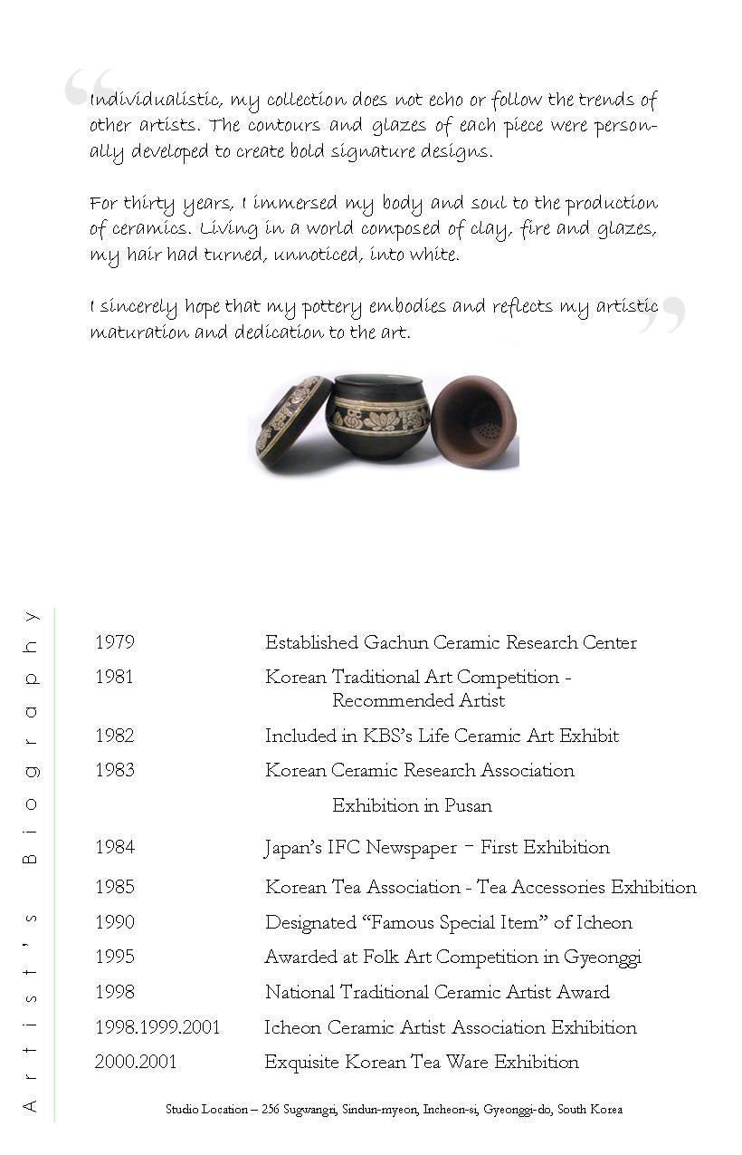 "Gachun" Korean Tea Set for 5