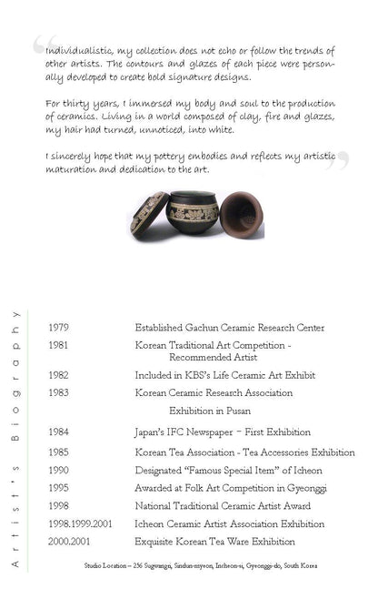 "Gachun" Korean Tea Set for 5