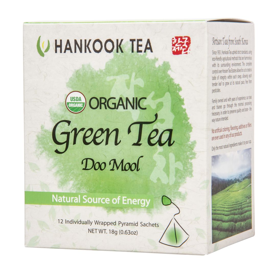 Jaksul Green Tea - Organic Doo Mool (summer harvest) [pyramid sachets]