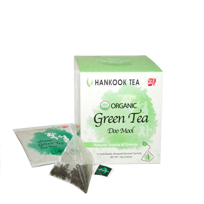 Jaksul Green Tea - Organic Doo Mool (summer harvest) [pyramid sachets]
