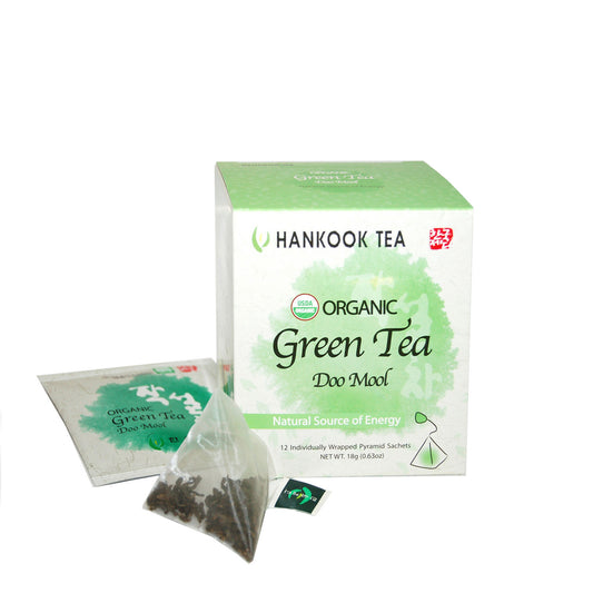 Jaksul Green Tea - Organic Doo Mool (summer harvest) [pyramid sachets]