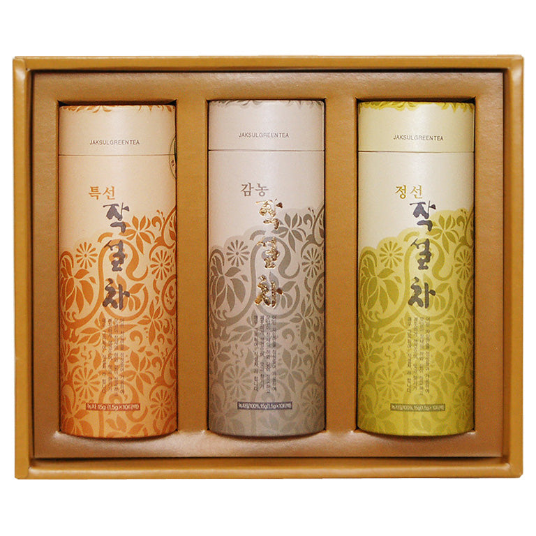 [Gift Set] Jaksul Green Tea Pyramid Sachet Trio