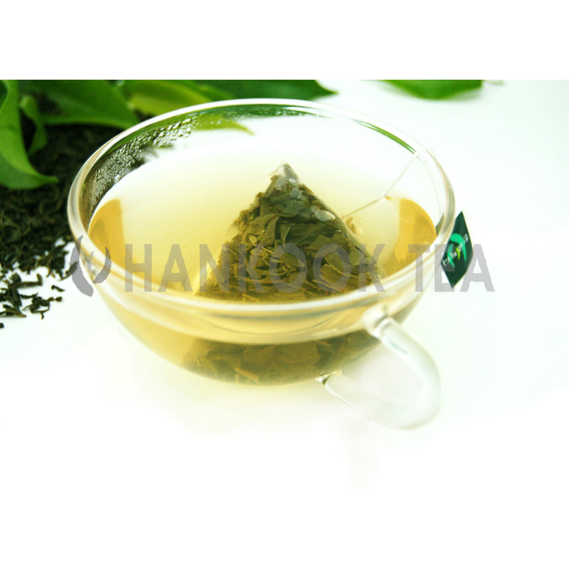 [BULK] Organic Green Tea - Doo Mool (summer harvest) [40 individually wrapped pyramid sachets]